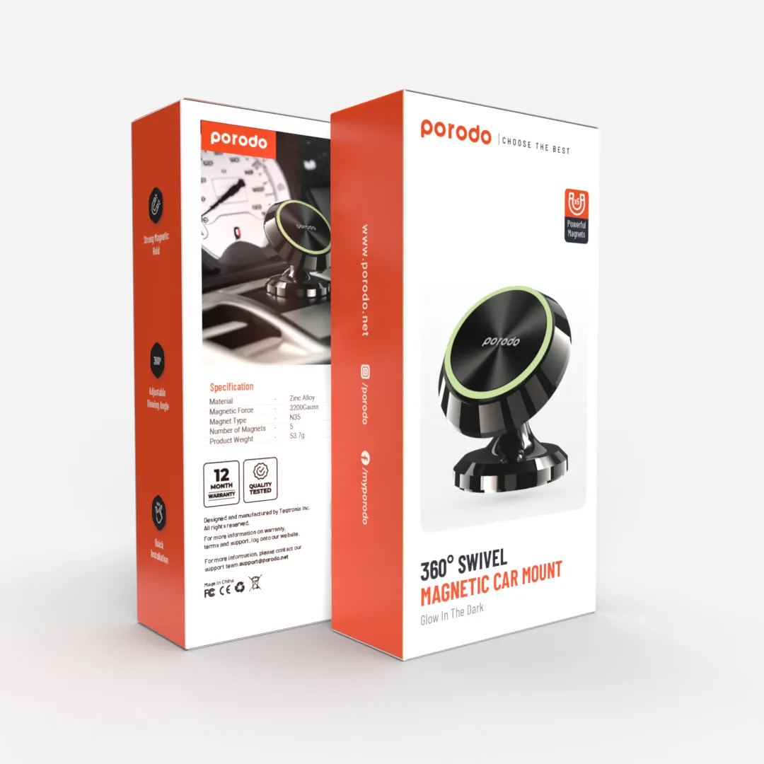 Porodo 360° Sw Magnetic Car Mount - Image 5