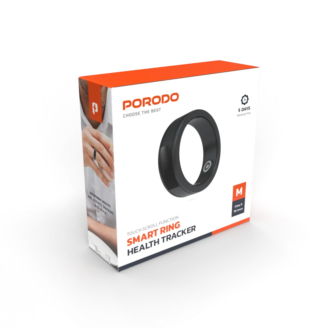 Porodo Smart Wearable Ring with Touch Function — Health & Activity Tracker - Image 4