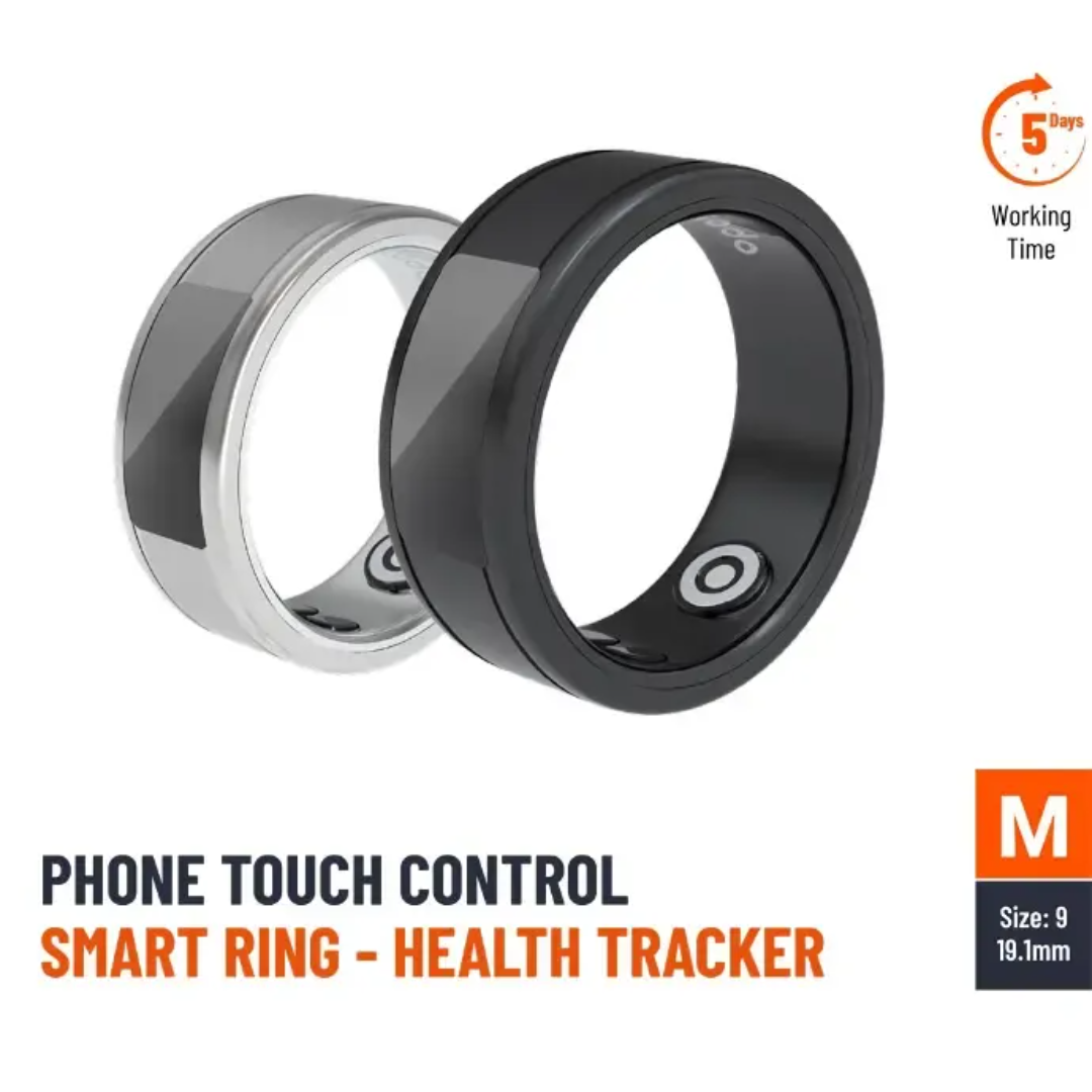 Porodo Smart Wearable Ring with Touch Function — Health & Activity Tracker - Image 2