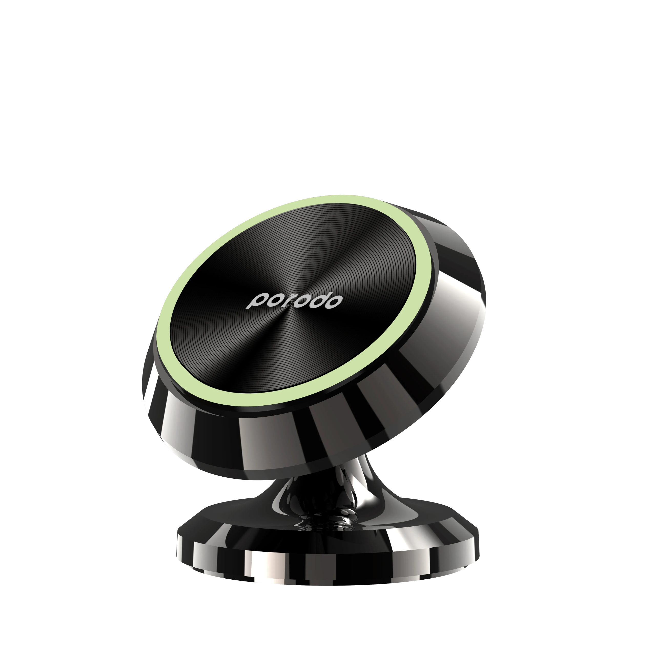 Porodo 360° swivel magnetic car mount (front view)