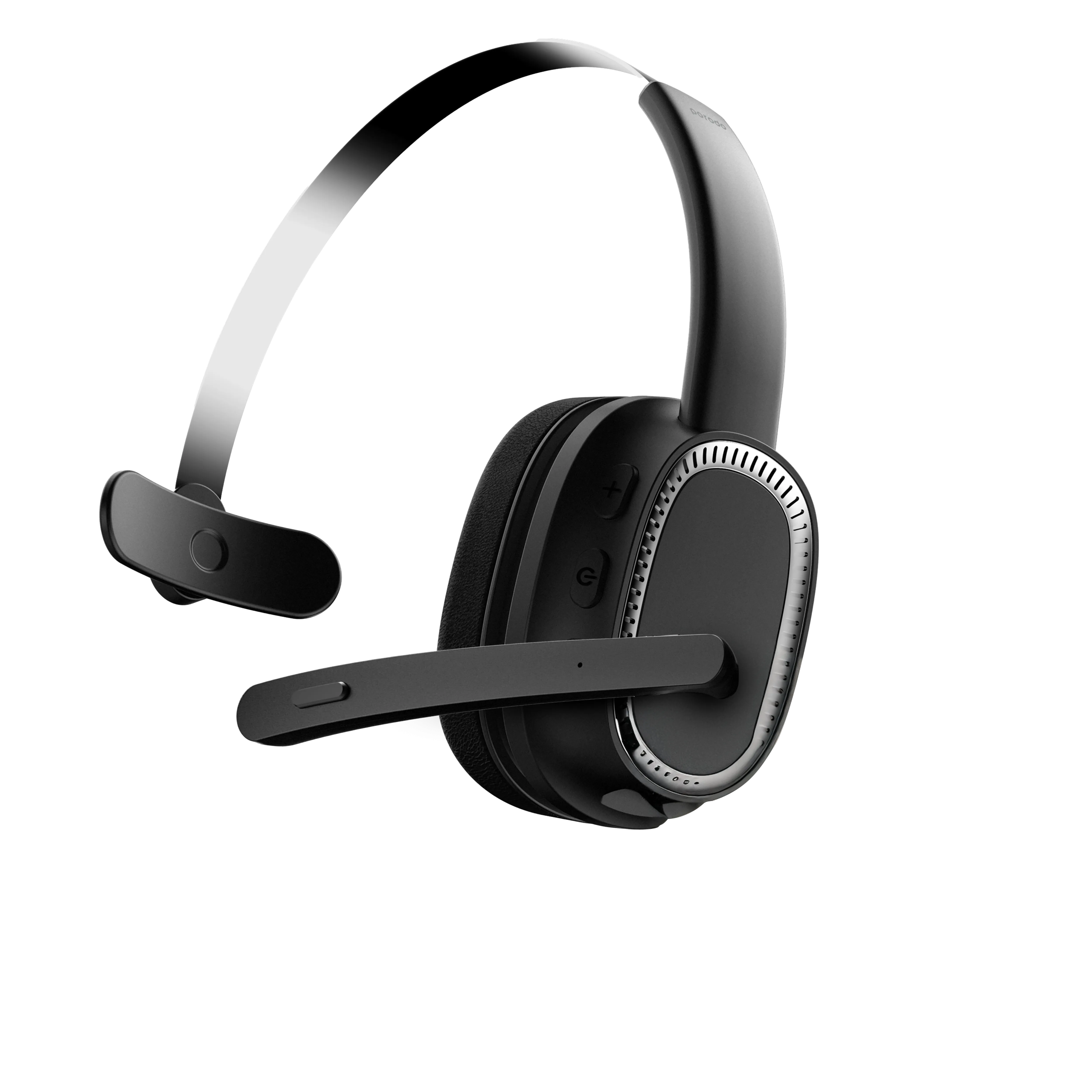 Porodo ENC wireless work headphone, black (front view)