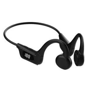 Porodo Blue bone conduction wireless headset in black (open-ear design)