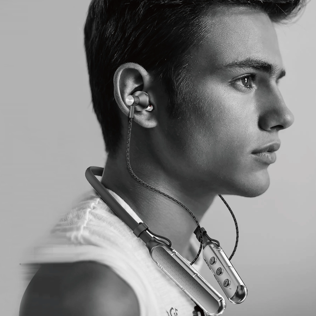 Porodo Soundtec SV Pro Neckband Earphone – BT 5.3, ENC, 30H Playtime (250mAh) - Image 3