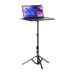 Porodo multi-function aluminum stand for laptop and projector with side mouse tray