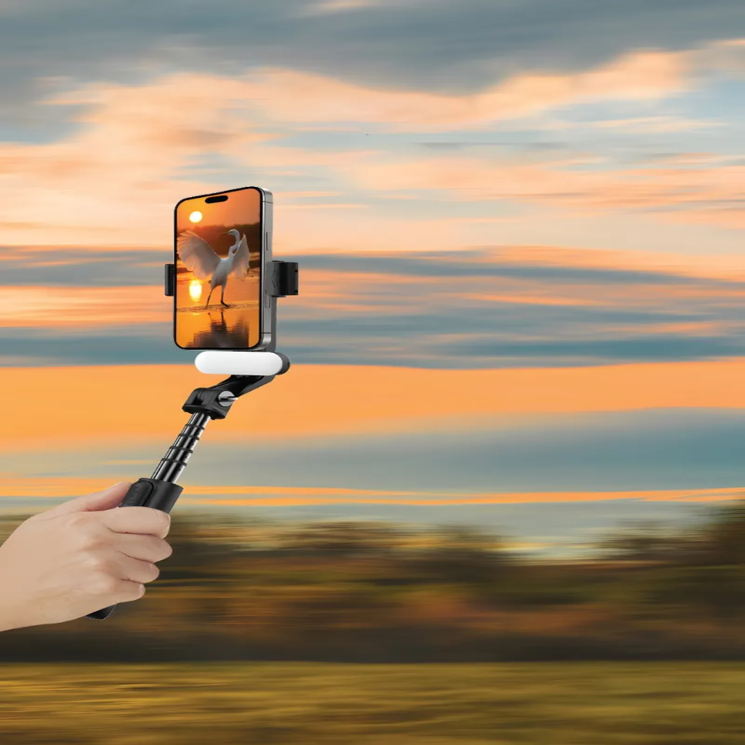 Porodo QuadBase Gimbal Stabilizer (Black) - Image 2