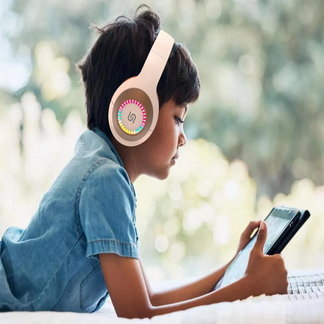 Porodo Soundtec Radiant Wireless Headphone (LED) for kid - Image 3