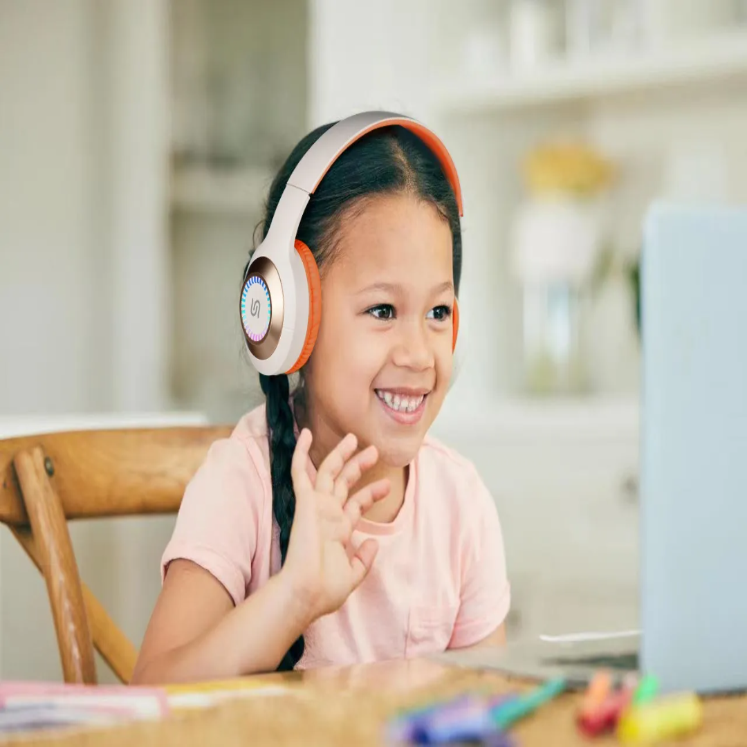 Porodo Soundtec Radiant Wireless Headphone (LED) for kid - Image 4