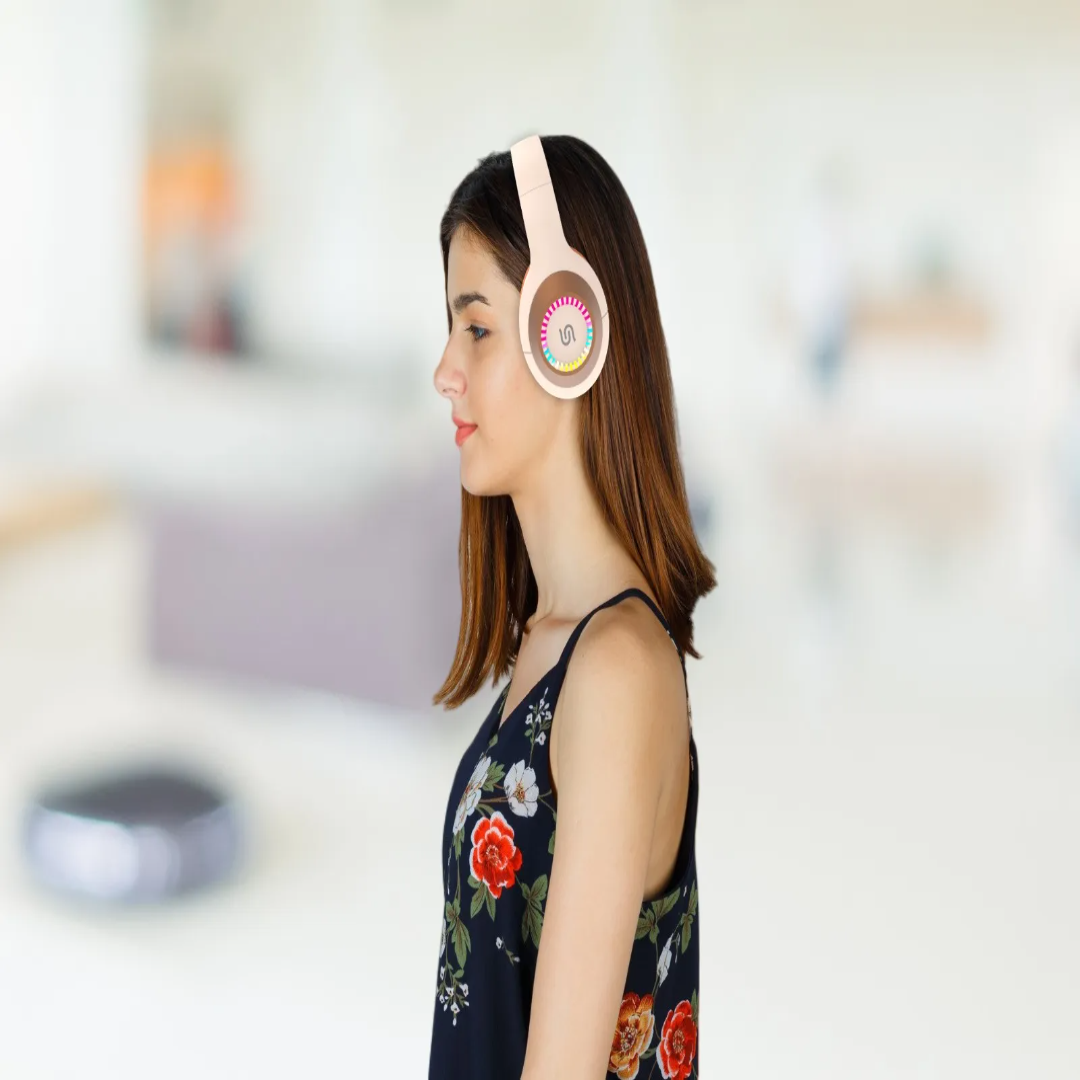 Porodo Soundtec Radiant Wireless Headphone (LED) for kid - Image 2