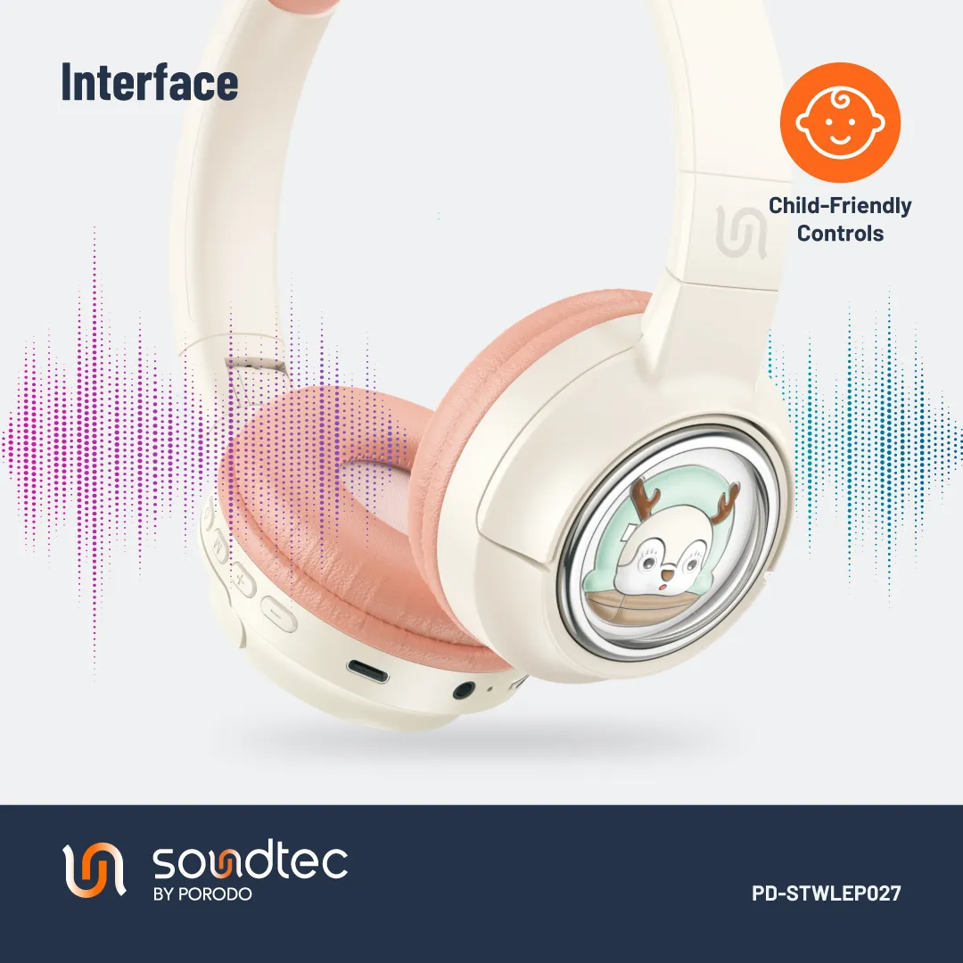 Soundtec Moose Wireless Kids Headphone (Safe Sound) - Image 3