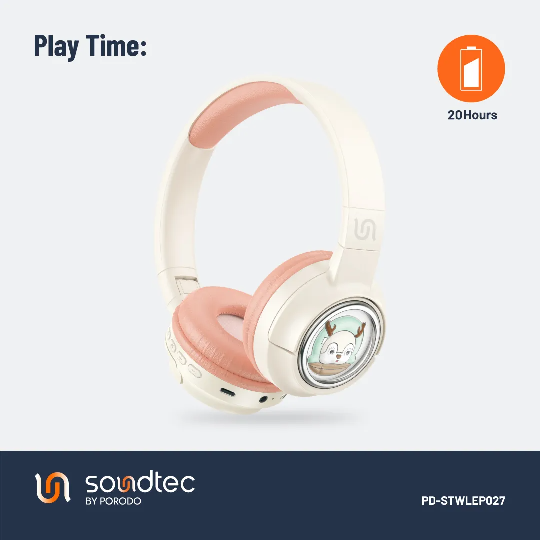 Soundtec Moose Wireless Kids Headphone (Safe Sound) - Image 4