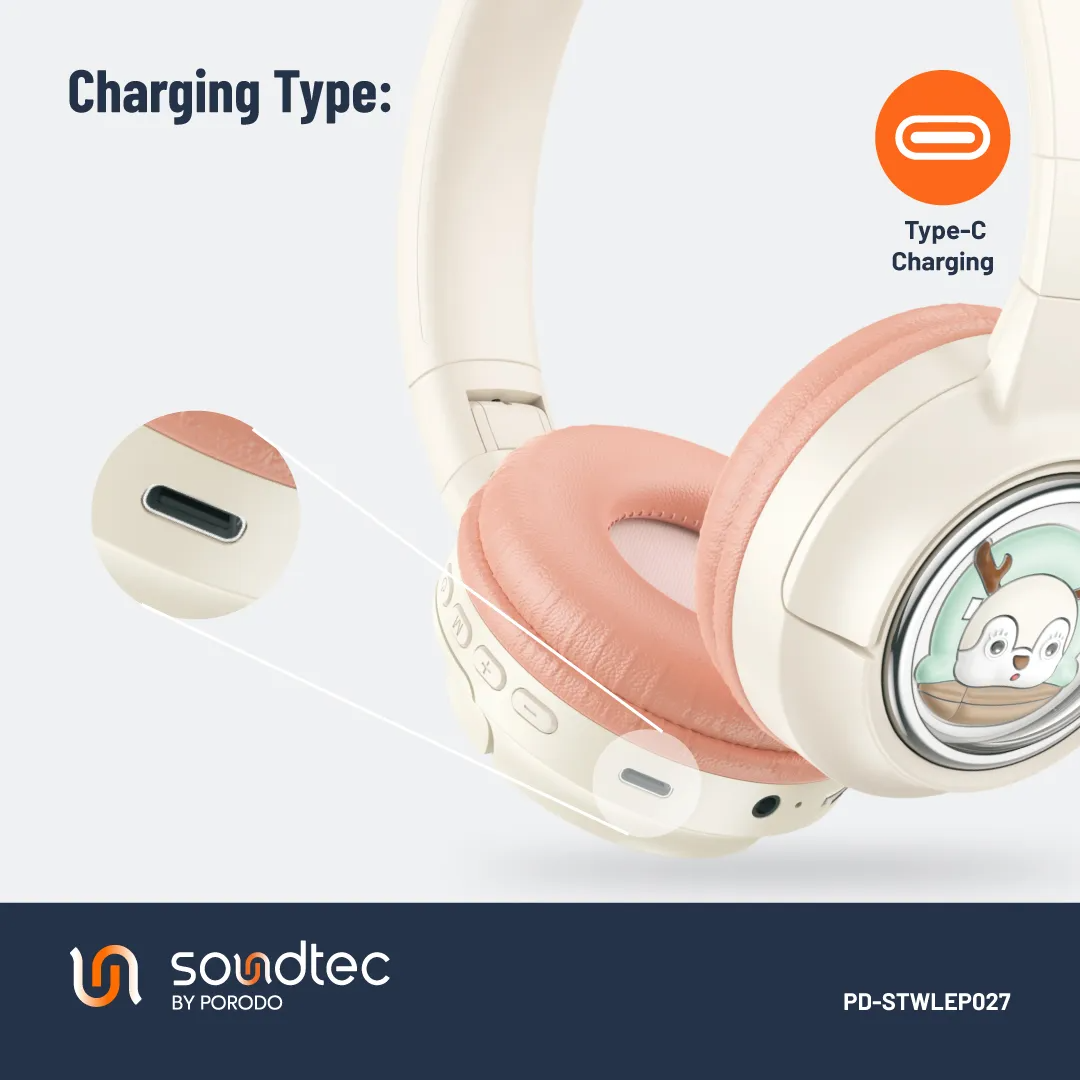 Soundtec Moose Wireless Kids Headphone (Safe Sound) - Image 8