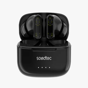 Porodo Soundtec ANC and ENC true wireless transparent earbuds with touch controls and 25dB noise reduction