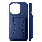 iPhone 16 Pro Max GeoCard stand case in navy blue