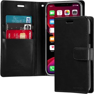 iphone 11 magsafe blumoon 3 card wallet case black