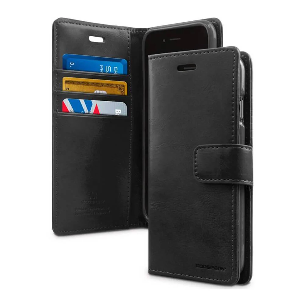 iphone 14 blumoon 3 card wallet case black