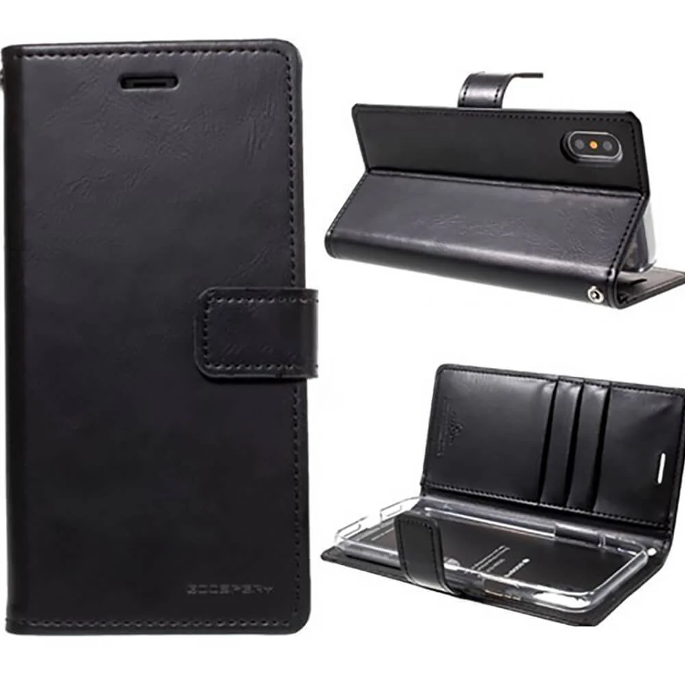 iphone 14 pro max blumoon 3 card wallet case black