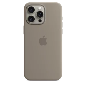 iphone 15 pro max magsafe silicon case clay