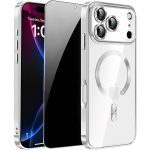 iphone 16 chrome magsafe + lens protection silver