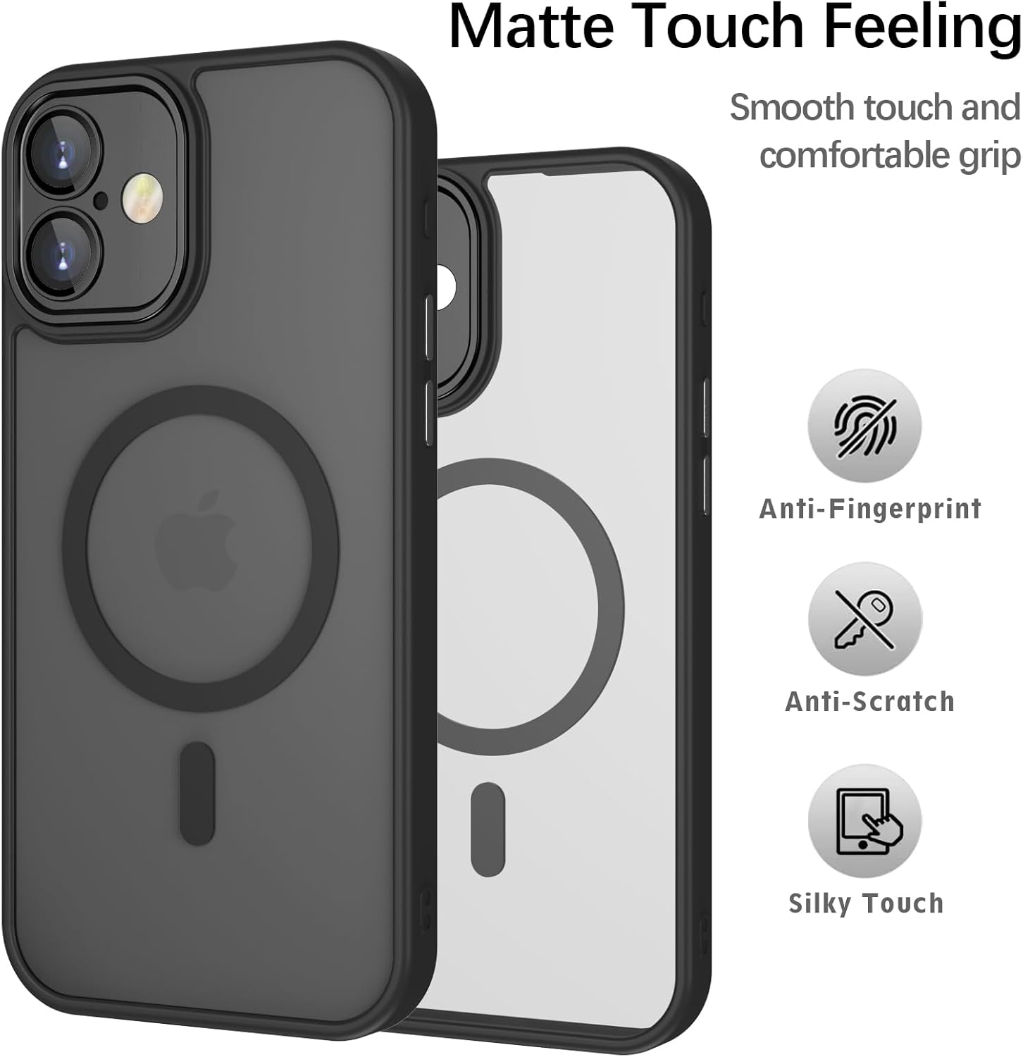 iphone 16 plus matte magsafe black