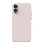 iphone 16 plus silicone case w/l sand pink