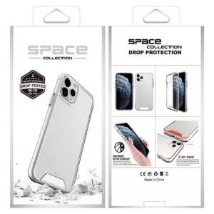 iphone 16 plus space clear transparent white