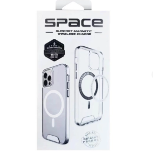 iphone 16 pro max magsafe space clear transparent white