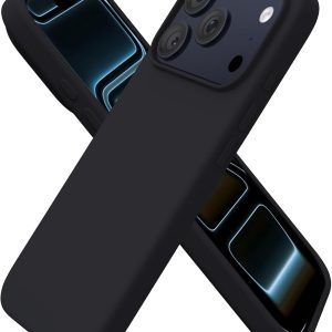 iphone 17 pro silicone case w/l black