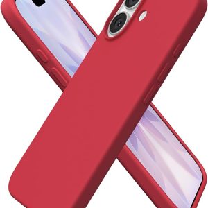iphone 17 silicone case w/l red