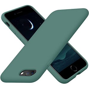 iphone 7/8 silicone case w/l midnight green