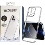 iphone x/xs space clear transparent white