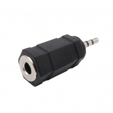 3.5mm female to 2.5mm male audio adapter headphone jack converter for sub-mini devices