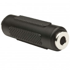 3.5mm female to female stereo audio coupler joiner for AUX cable extension