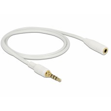 3.5mm TRRS 4-pole audio extension cable 3.3ft male to female headset and mic extender