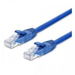 Cat5e LAN network cable 25ft blue RJ45 Ethernet patch cord for home and office