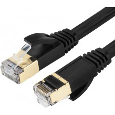 HP Cat7 Ethernet cable 3ft black 10Gbps shielded LAN cable
