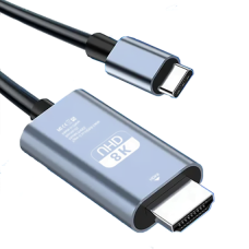 USB-C to HDMI 2.1 cable 6ft for 8K at 60Hz and 4K at 120Hz type-C to HDMI adapter