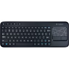 Logitech K400 Plus wireless touch keyboard refurbished with built-in touchpad for smart TV
