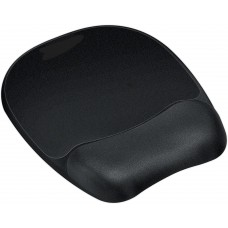 Ergonomic mouse pad with wrist support H-08 black memory foam comfort mat