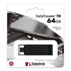 Kingston DataTraveler 70 64GB USB-C flash drive USB 3.2 Gen 1 type-C stick DT70/64GB