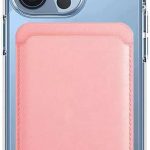 iPhone HD Leather MagSafe Wallet - MISC Light Pink