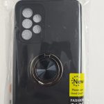 Samsung Galaxy A52 5G Swirl Invisible Ring Case - OTCR Black