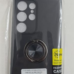 Samsung Galaxy S23 Ultra Swirl Invisible Ring Case - OTCR Black
