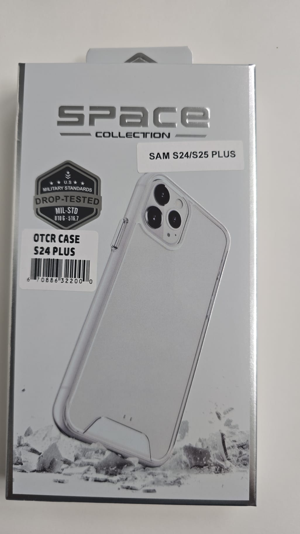 Samsung Galaxy S24 Plus Space Clear Case - OTCR Clear