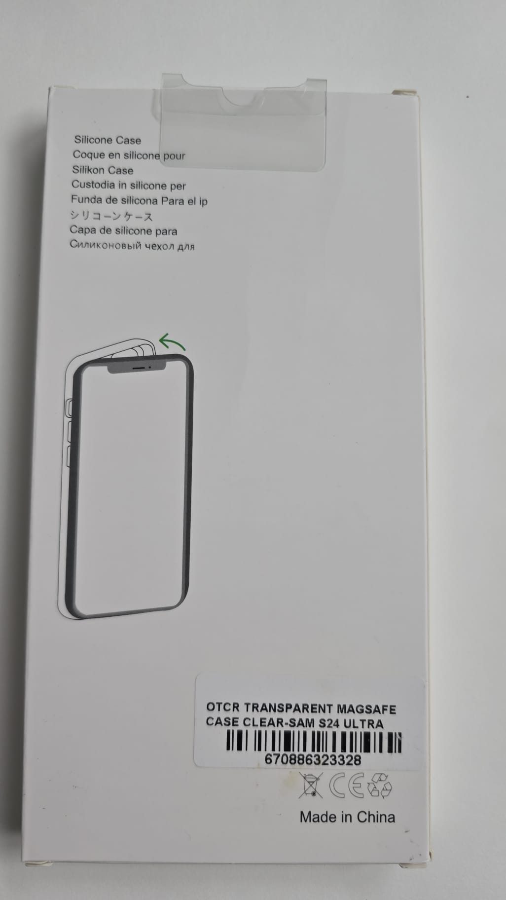 Samsung Galaxy S24 Ultra Transparent MagSafe Case - OTCR Clear - Image 2