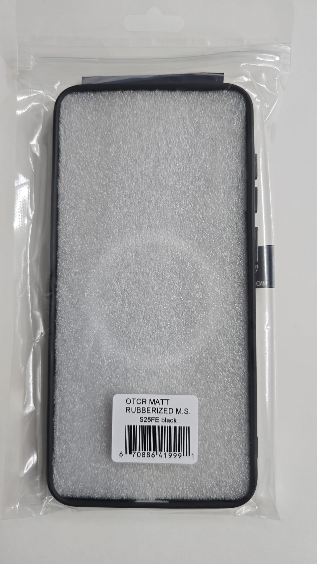 Samsung Galaxy S25 FE Matt Rubberized MagSafe Case - OTCR Black - Image 2