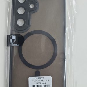 Samsung Galaxy S25 FE Matt Rubberized MagSafe Case - OTCR Black