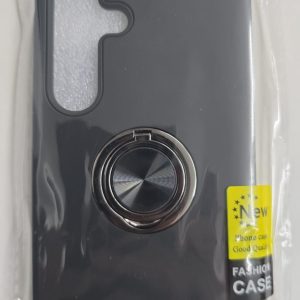Samsung Galaxy S25 FE Swirl Invisible Ring Case - OTCR Black