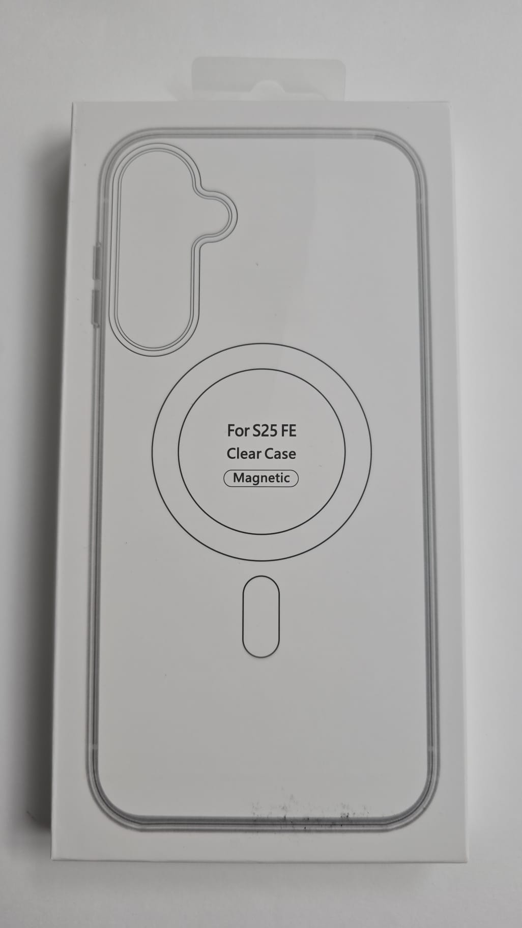 Samsung Galaxy S25 FE Transparent MagSafe Case - OTCR Clear