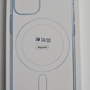 Samsung Galaxy S25 Transparent MagSafe Case - OTCR Clear