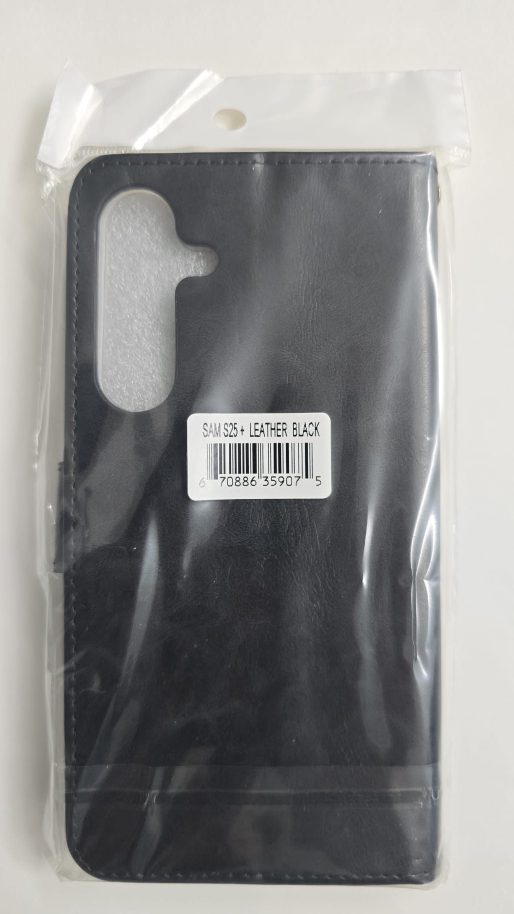 Samsung Galaxy S25 Plus Leather Book Wallet Case - POU Black - Image 2